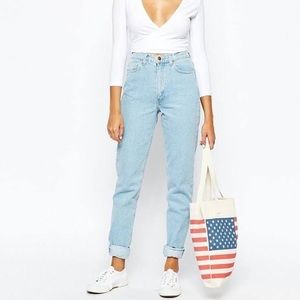 NWOT American Apparel mom jeans 26